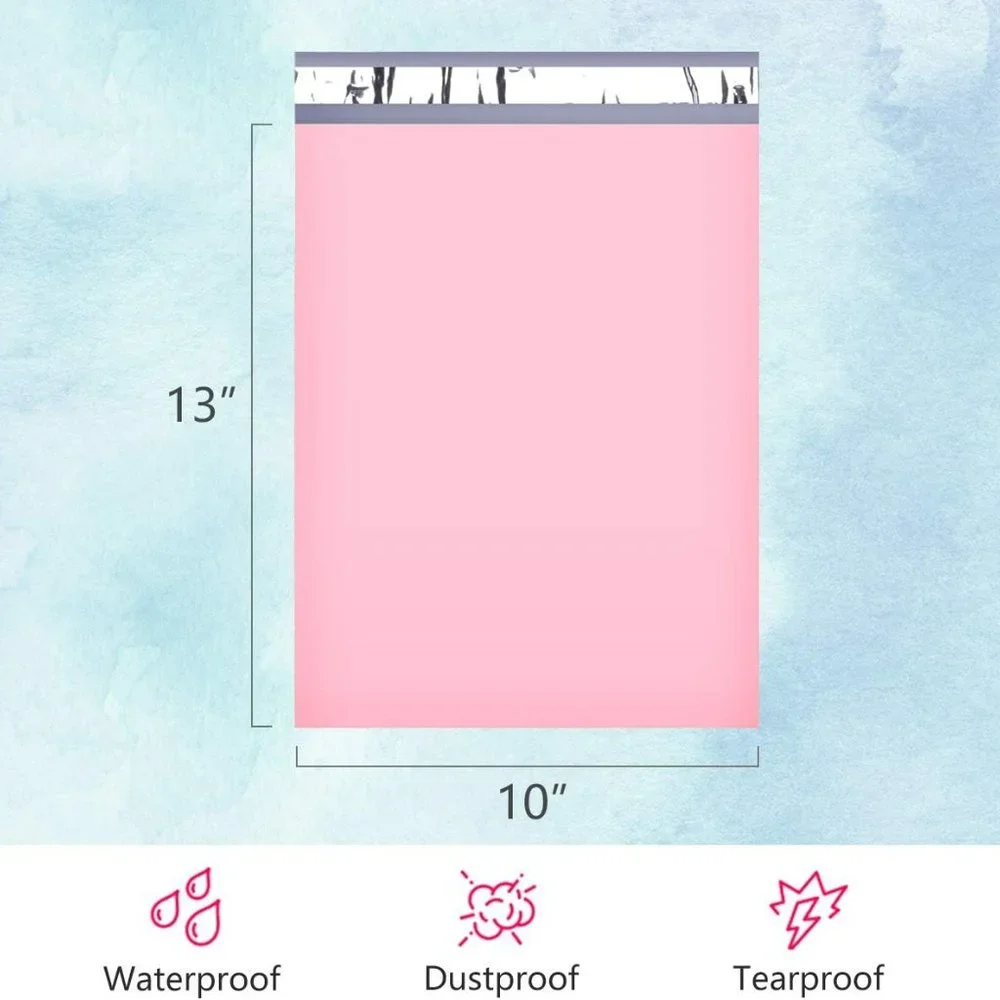 20 Pcs- Light Pink Poly Mailers 10